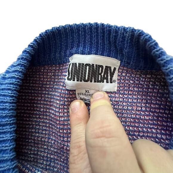 Vintage Union Bay Aztec Pullover Sweater size L - Picture 3 of 5